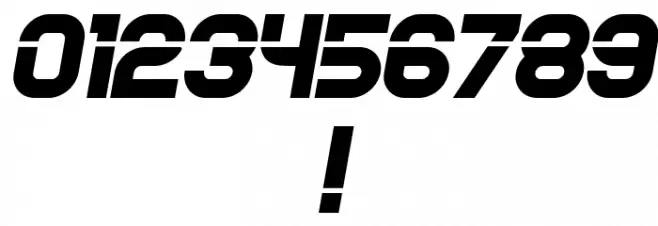 Blader Italic Font OTHER CHARS