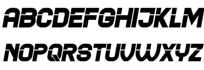 Blader Italic フォント 小文字
