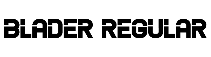 Blader Regular  Frei Schriftart Herunterladen