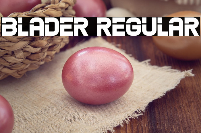 Blader Regular Example 1