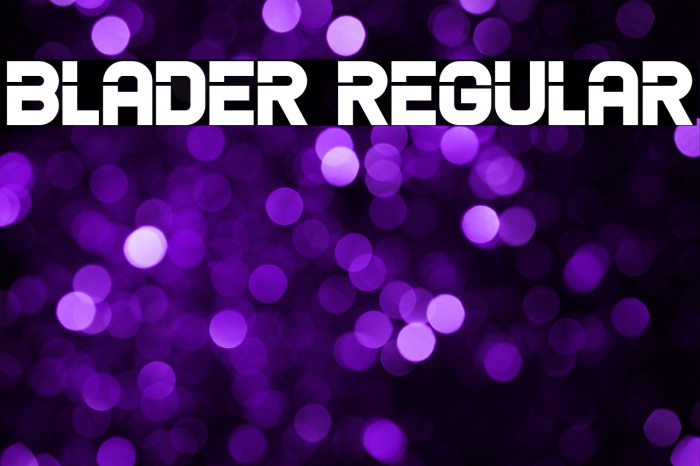 Blader Regular Example 3