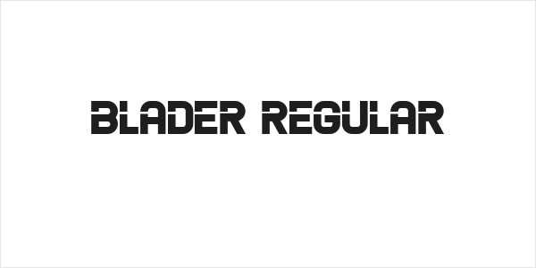 Blader Regular Logo