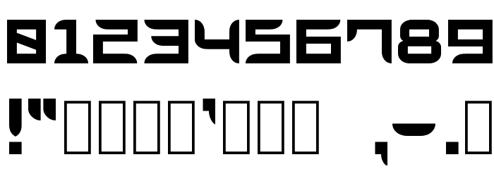 Blades GF Free Font OTHER CHARS