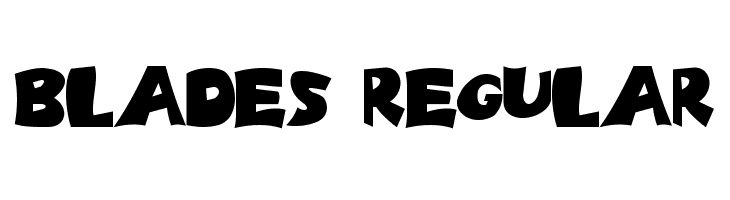 Blades Regular 字体-FFonts.net