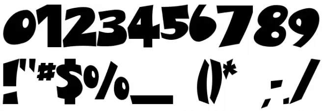 Blades Regular Font OTHER CHARS