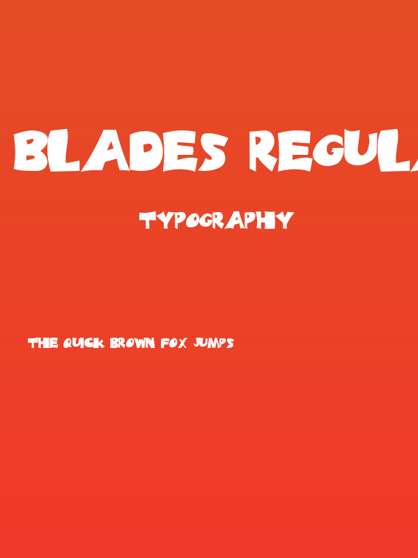 Blades Regular Poster