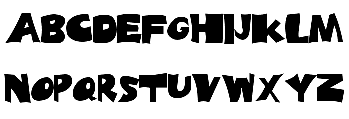 Blades Regular Font LOWERCASE