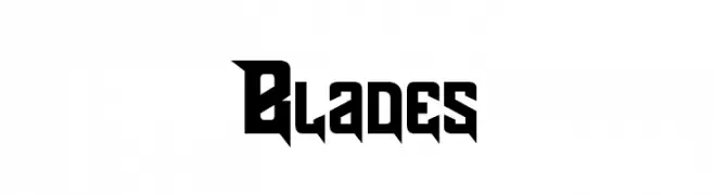 Blades  免费字体下载