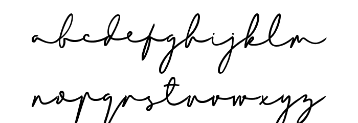Bladog Personal Use Regular Font LOWERCASE