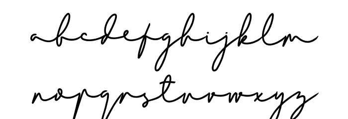 BladogPersonalUse-Regular Font LOWERCASE
