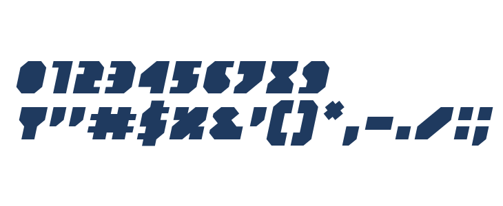 Blaec Italic Other Characters