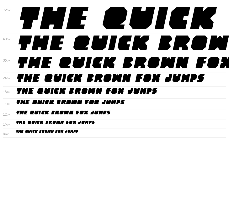 Blaec Italic Waterfall