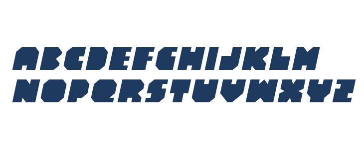 Blaec Italic Lowercase