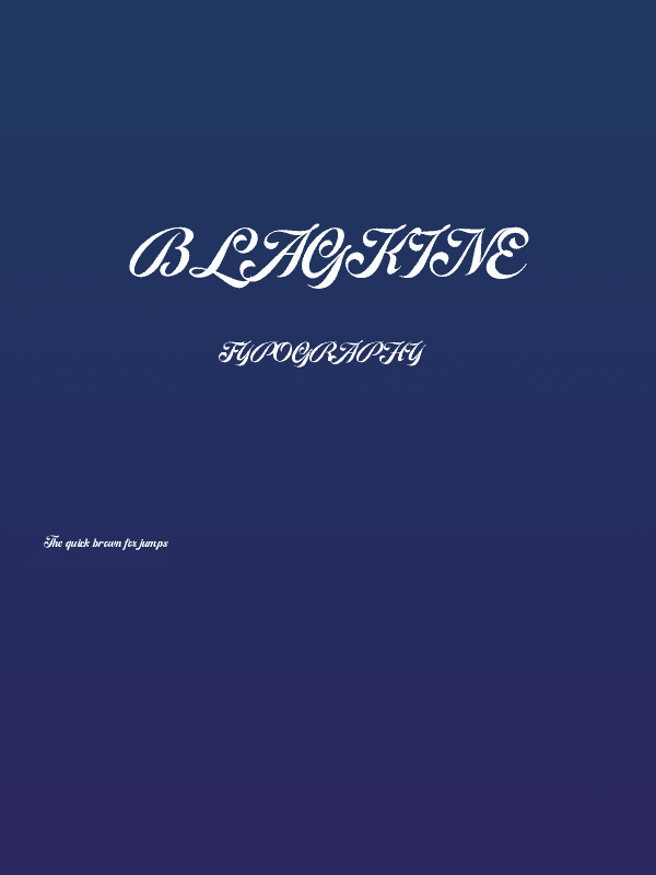 Blagkine Poster