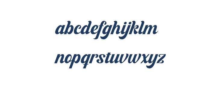 Blagkine Lowercase