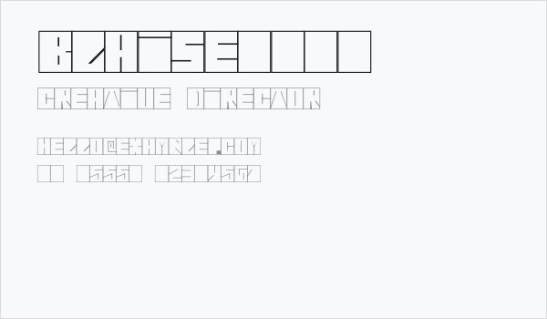 Blaise-1-1 Business Card