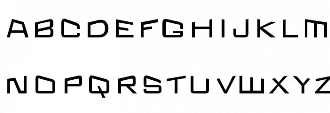 Blaise Gothic Regular フォント 大文字