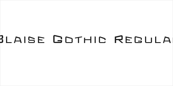 Blaise Gothic Regular Logo
