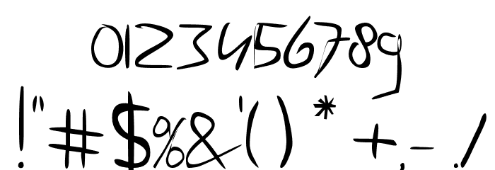 BlaiseHand 2.0 Font OTHER CHARS