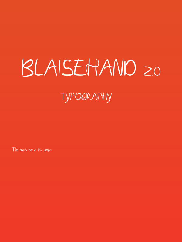 BlaiseHand 2.0 Poster