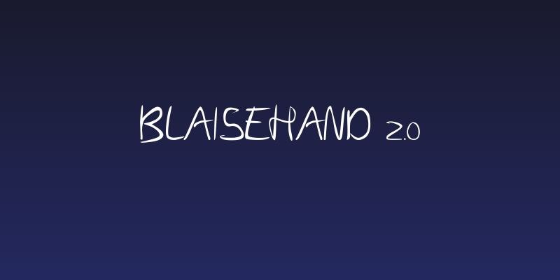 BlaiseHand 2.0 Social Header