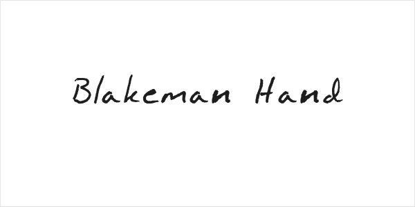 Blakeman Hand Logo