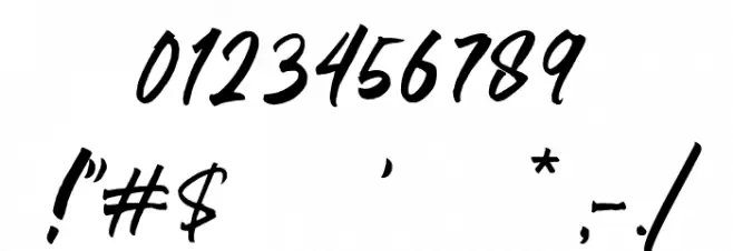 Blakestone DEMO-Regular Font OTHER CHARS