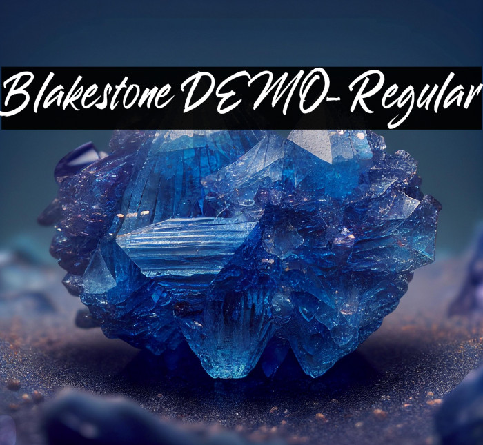 Blakestone DEMO-Regular Example 2