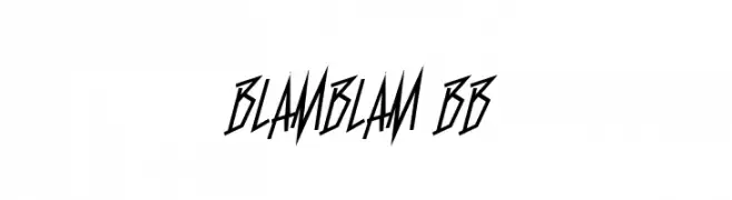 BlamBlam BB  baixar fontes gratis