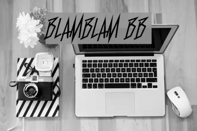 BlamBlam BB Fonte examples