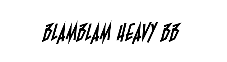BlamBlam Heavy BB  Descarca Fonturi Gratis