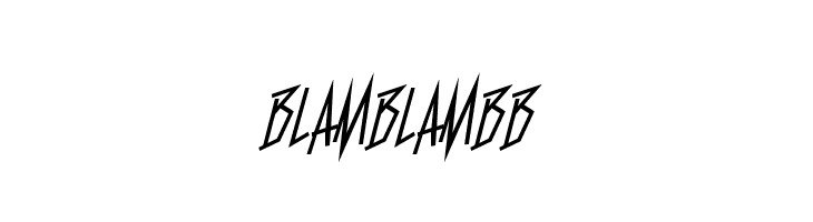BlamBlamBB  नि: शुल्क फ़ॉन्ट्स डाउनलोड