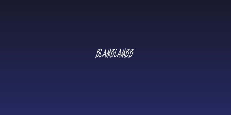 BlamBlamBB Social Header