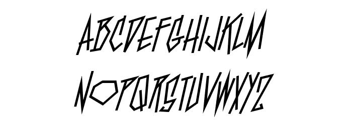 BlamBlamBB Font LOWERCASE