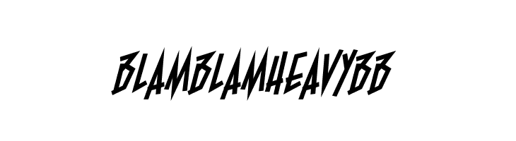 BlamBlamHeavyBB  Descarca Fonturi Gratis