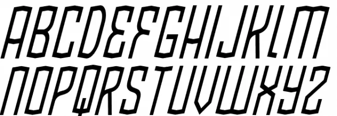 BlamDude BB Italic Шрифта ВЕРХНИЙ