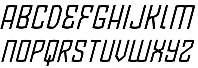 BlamDude BB Italic Fonte MINÚSCULAS
