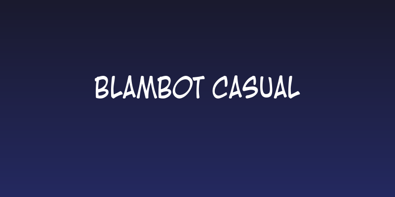 Blambot Casual Social Header