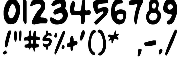 Blambot-Custom Font OTHER CHARS