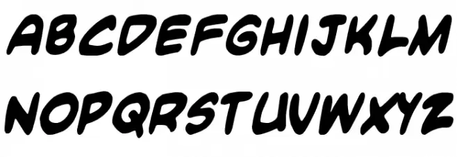Blambot-Custom Schriftart Groß