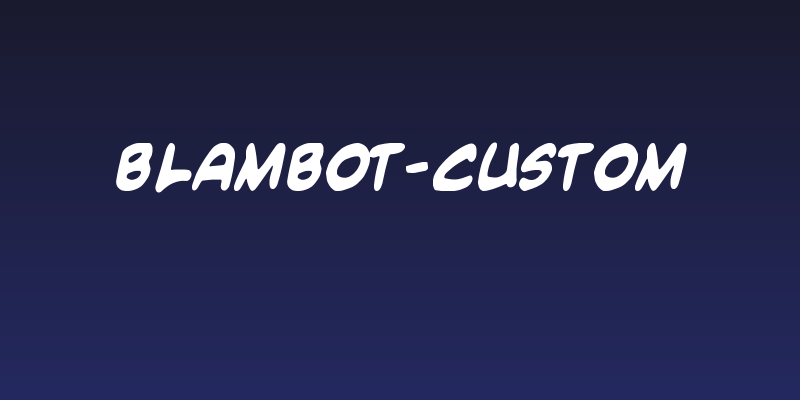 Blambot-Custom Social Header