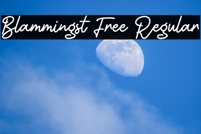 Blammingst Free Regular Example 1