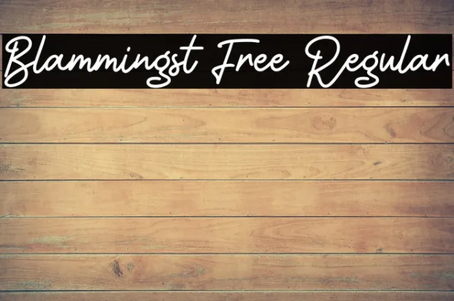 Blammingst Free Regular Example 2