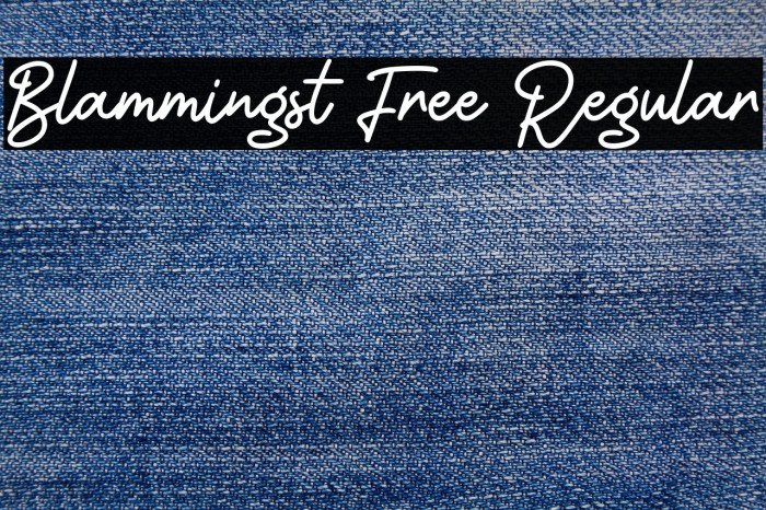 Blammingst Free Regular Example 3