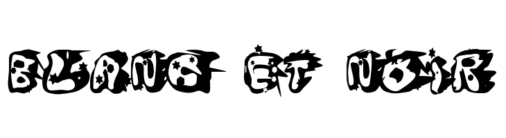 Blanc et Noir  Скачать бесплатные шрифты