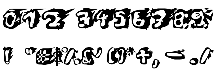 Blanc et Noir Font OTHER CHARS