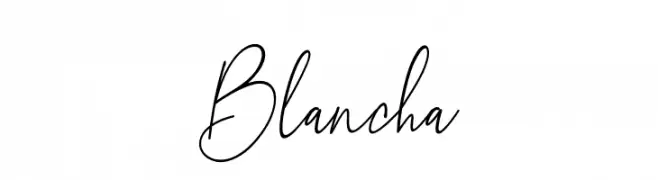 Blancha  Frei Schriftart Herunterladen