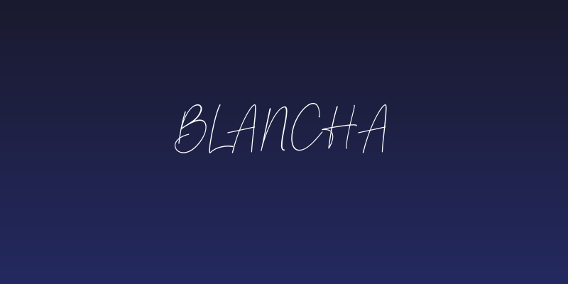 Blancha Social Header