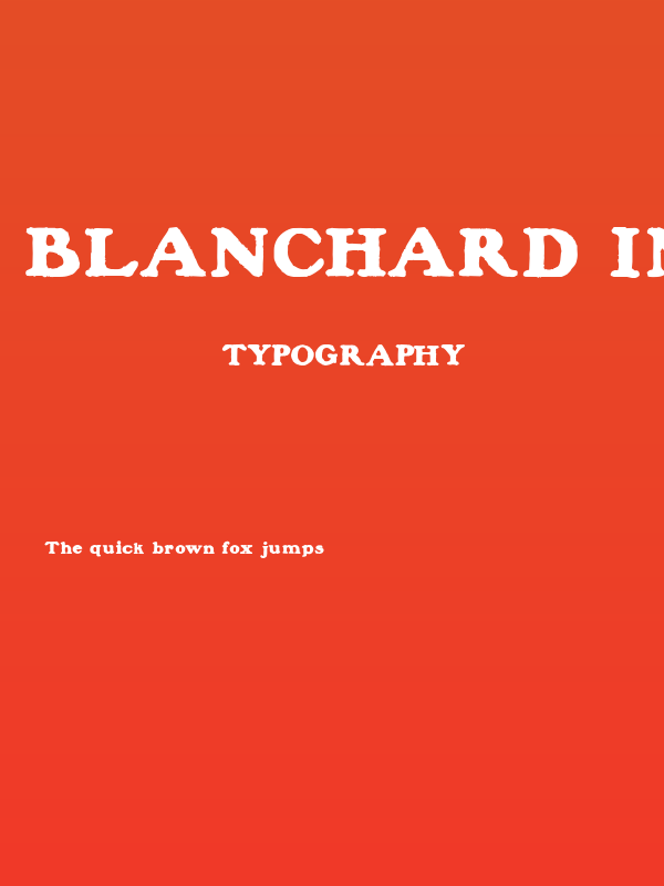 Blanchard Inland Poster