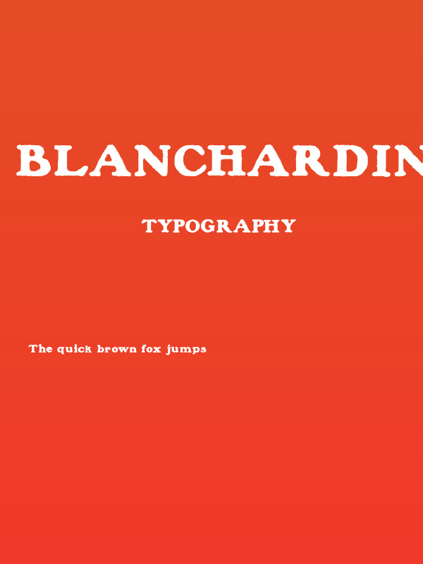 BlanchardInland Poster